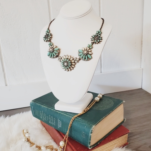 J. Crew Jewelry - J. Crew, Statement, western, mint, boho, spring
